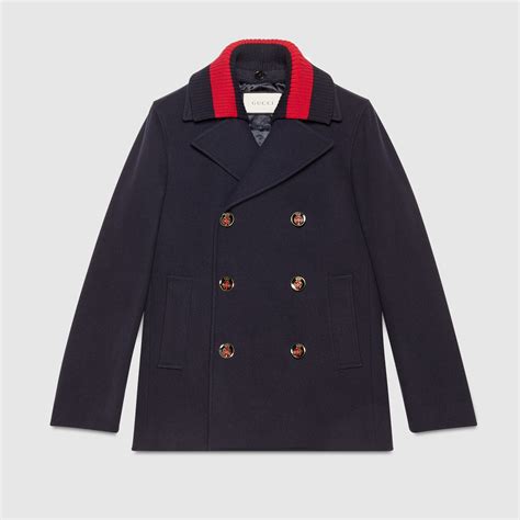 gucci red plaid jacket peacoat|net a porter Gucci coats.